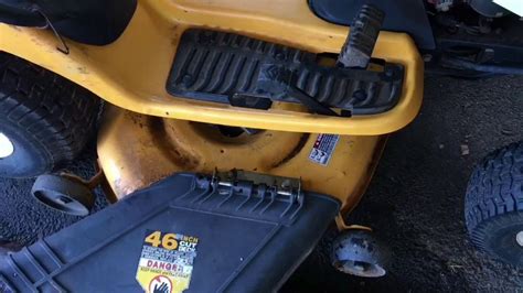 Everything you need to do to remove (and then put back) the deck on a Cub Cadet XT1 lawn tractor. . How to tighten belt on cub cadet xt1